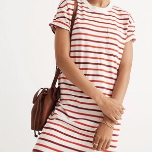 Pocket Tee Dress in Pablo Stripe